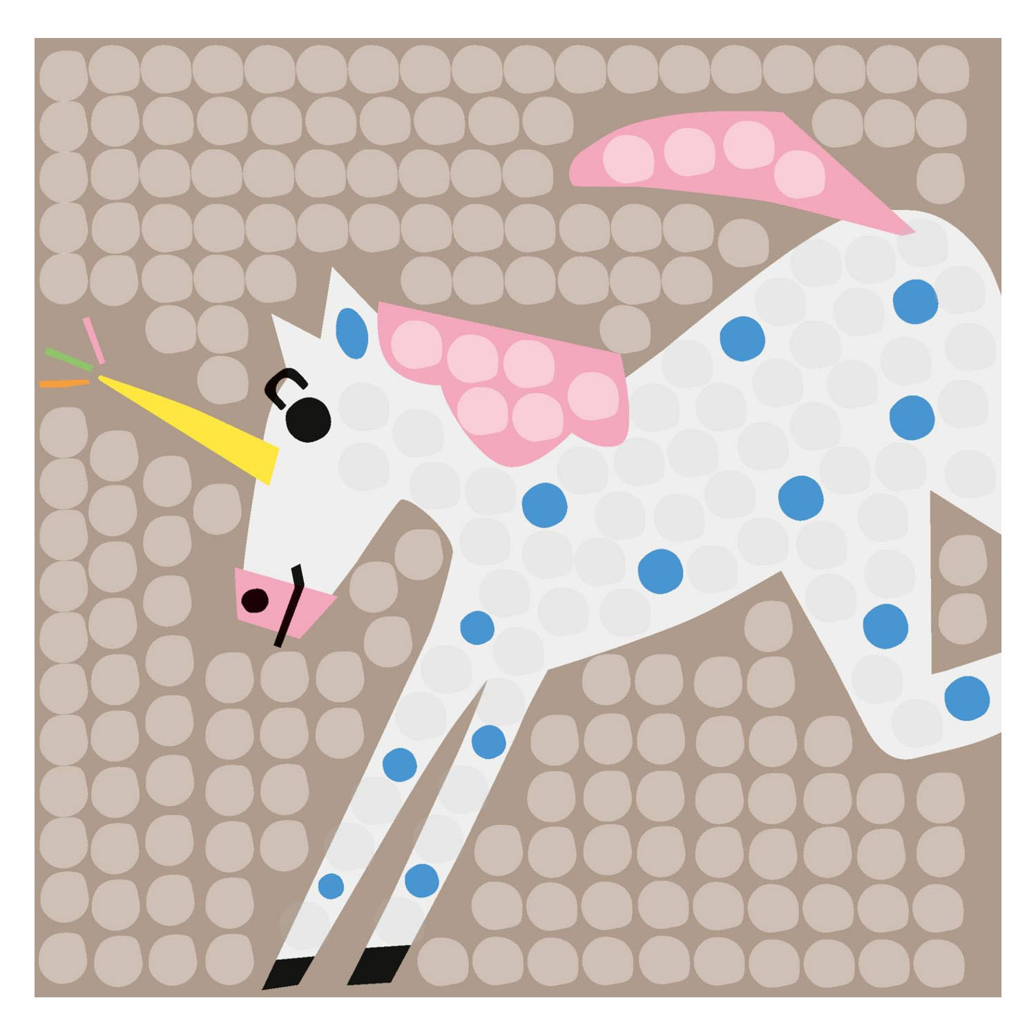 Playmais Mosaic Kaarten Versieren Eenhoorn