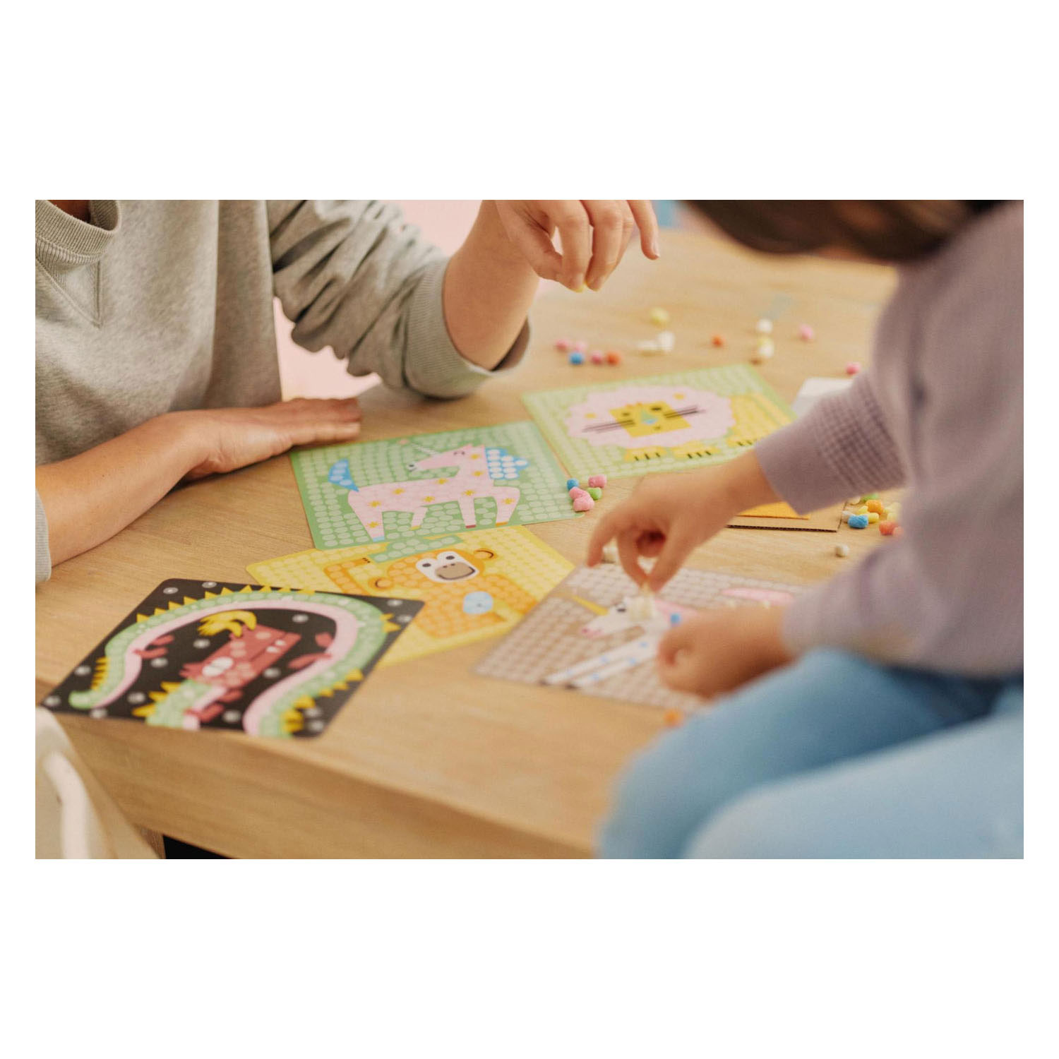 Playmais Mosaic Kaarten Versieren Eenhoorn