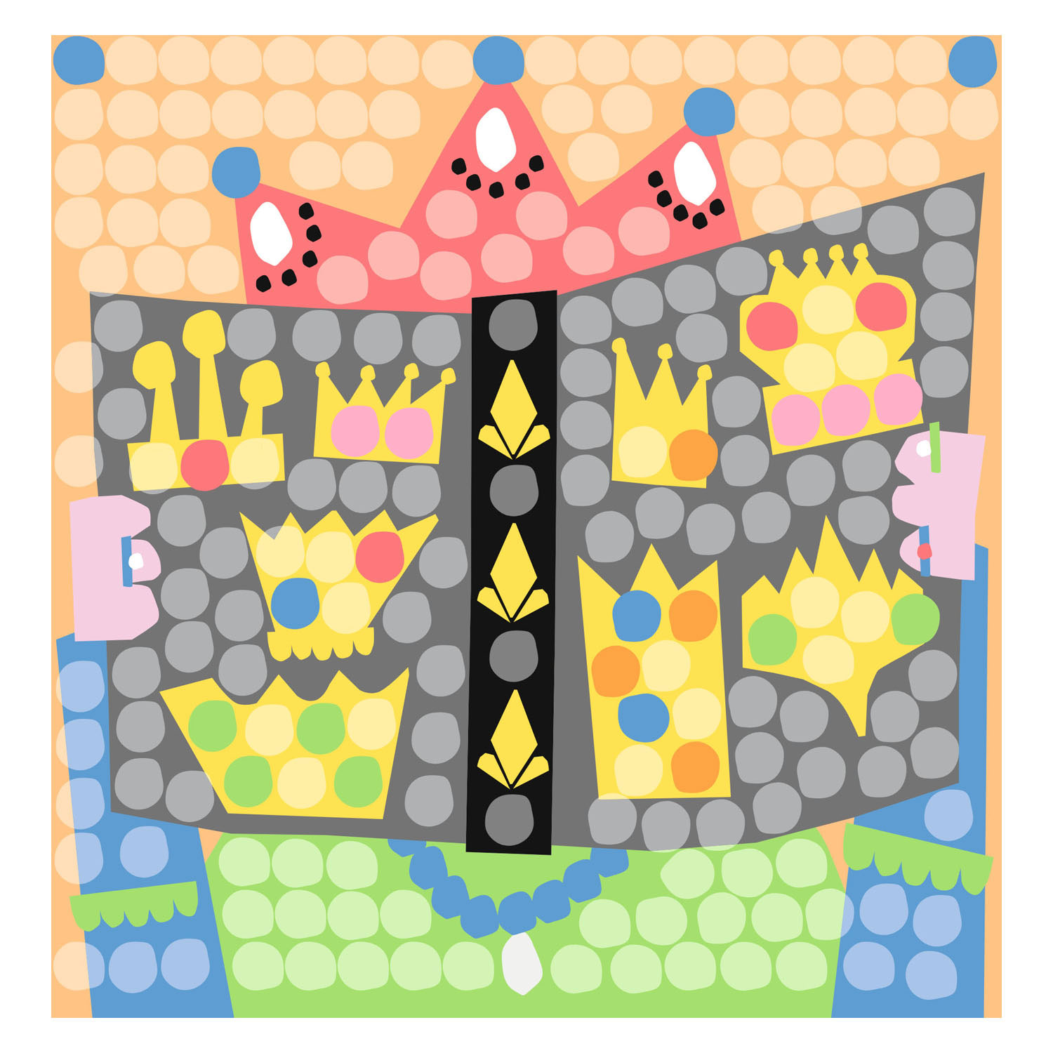 Playmais Mosaic Kaarten Versieren Prinses