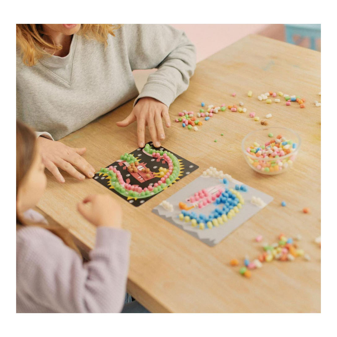 Playmais Mosaic Kaarten Versieren Draak