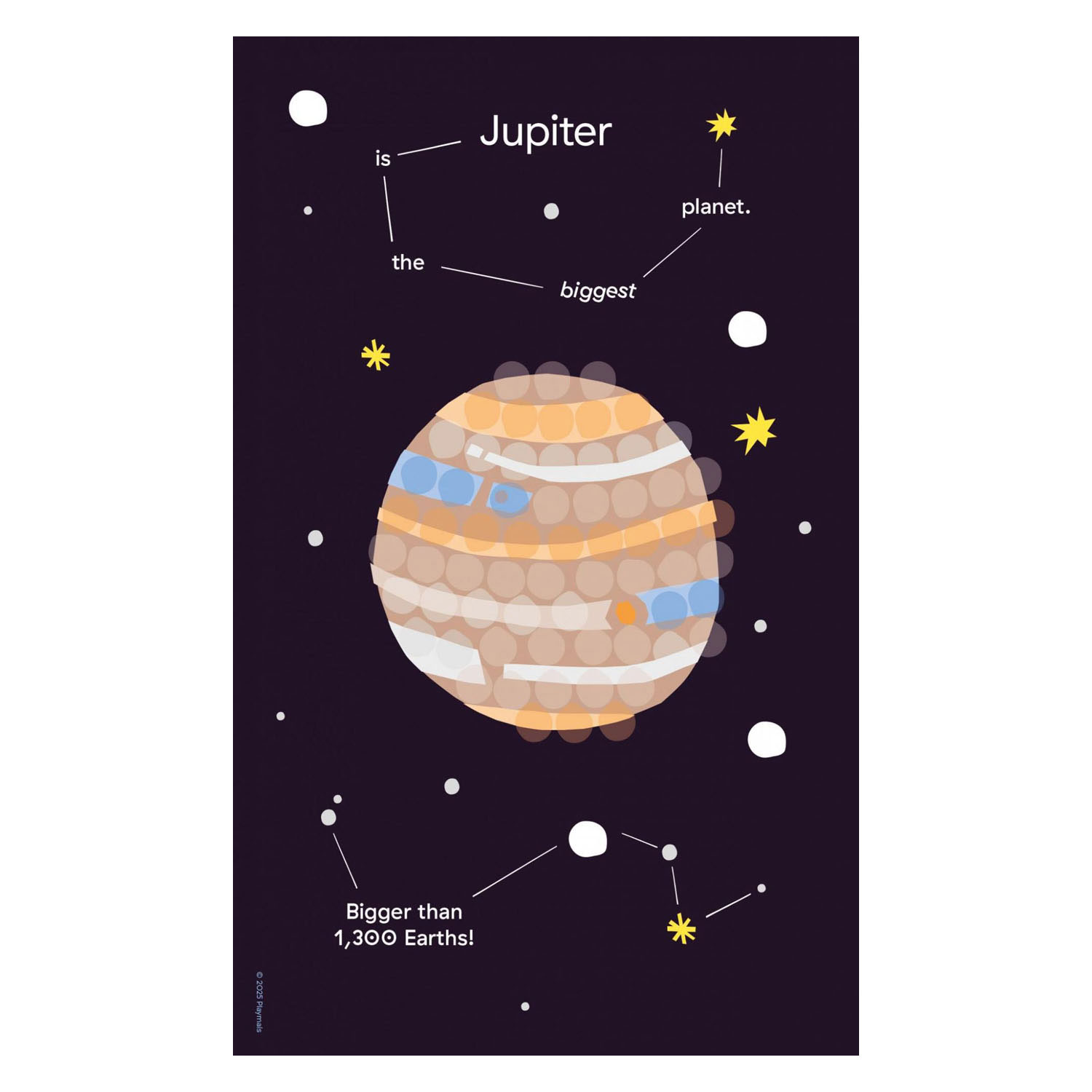 Playmais Mosaic Kaarten Versieren Zonnestelsel