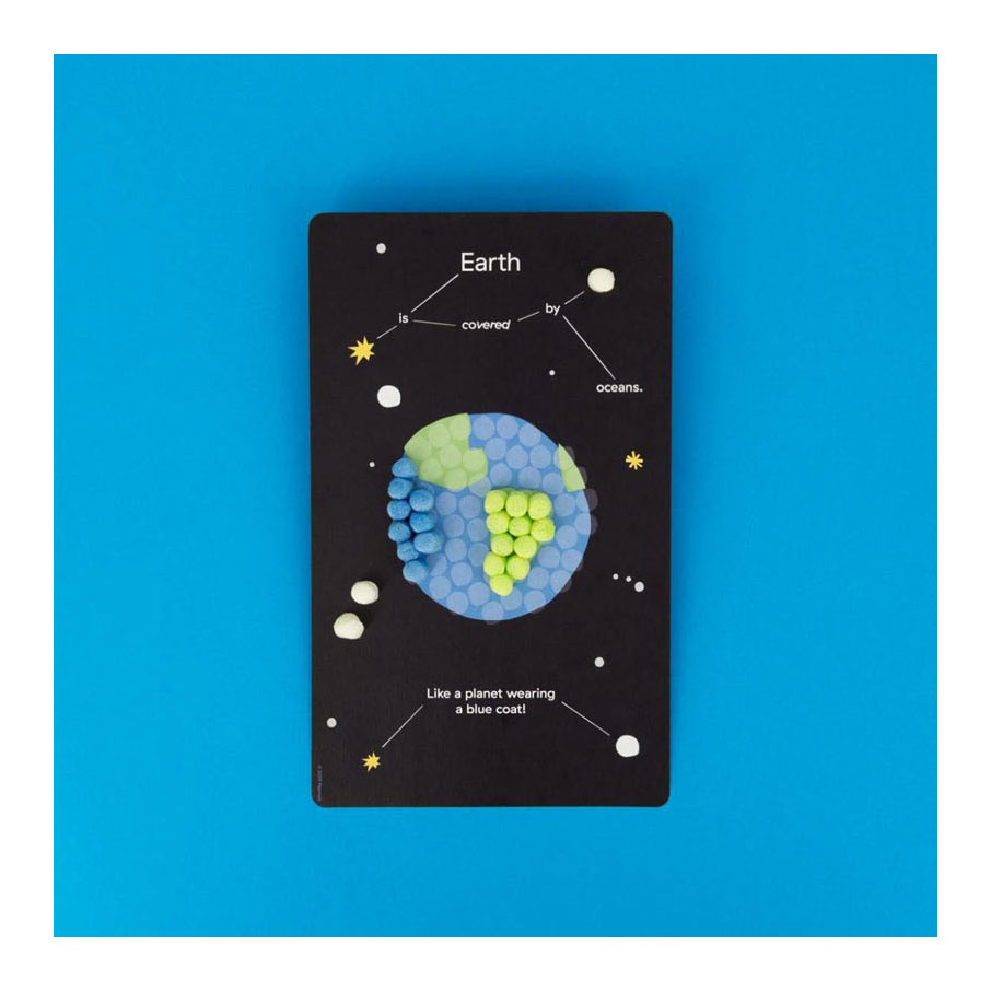 Playmais Mosaic Kaarten Versieren Zonnestelsel