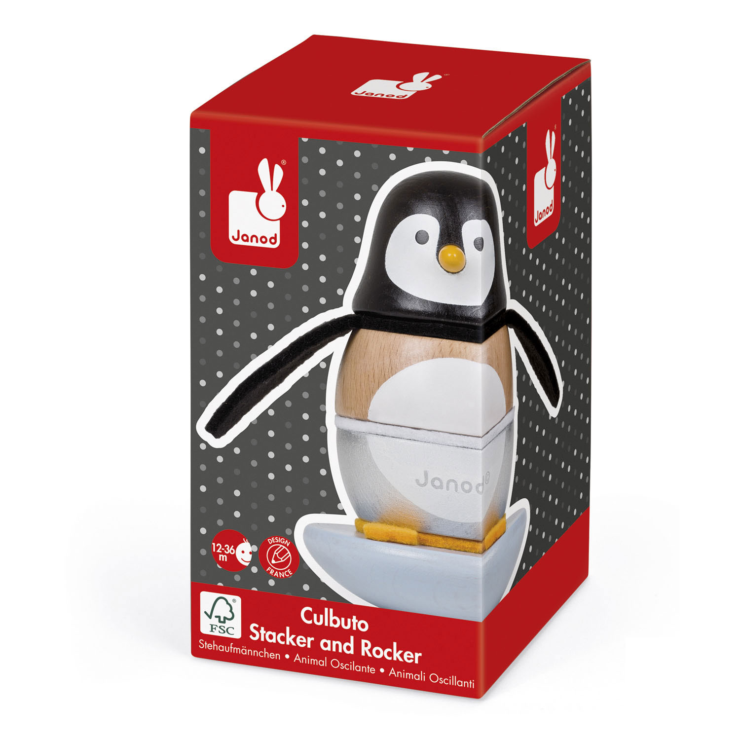 Janod Zigolos – Stapelbarer Trinkbecher Pinguin