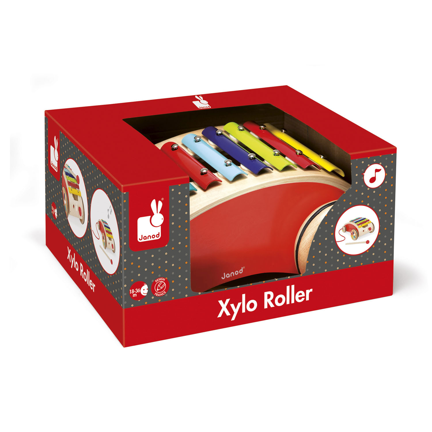 Janod Tatoo - Xylo-roller Rood