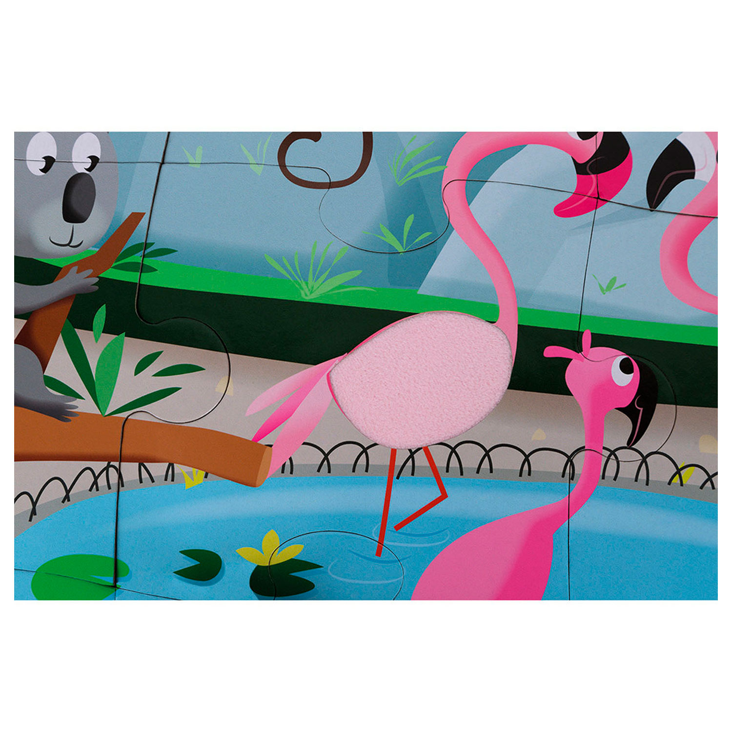 Janod Touch Puzzle – Ein Tag im Zoo