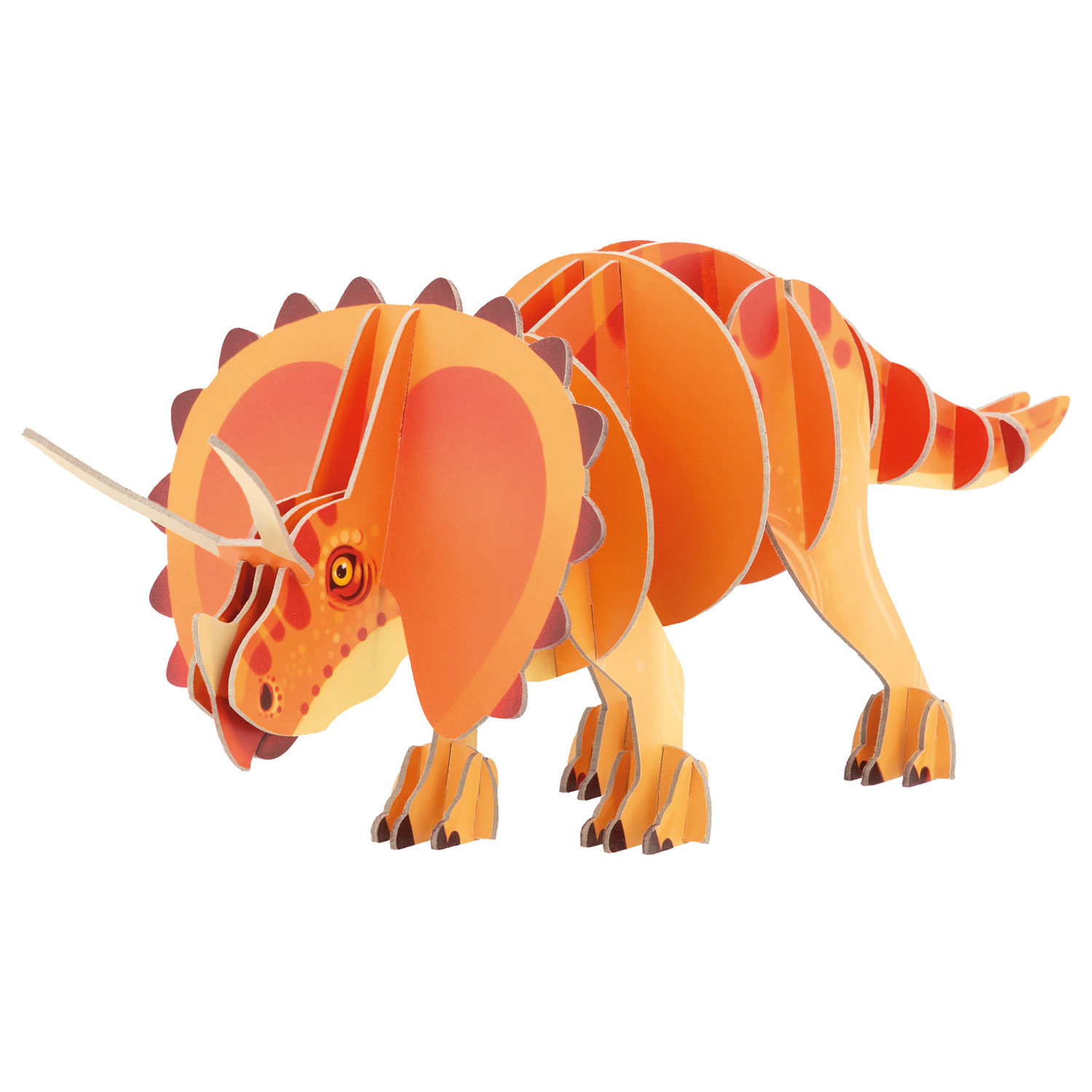 Janod Dino - Puzzle 3D Tricératops