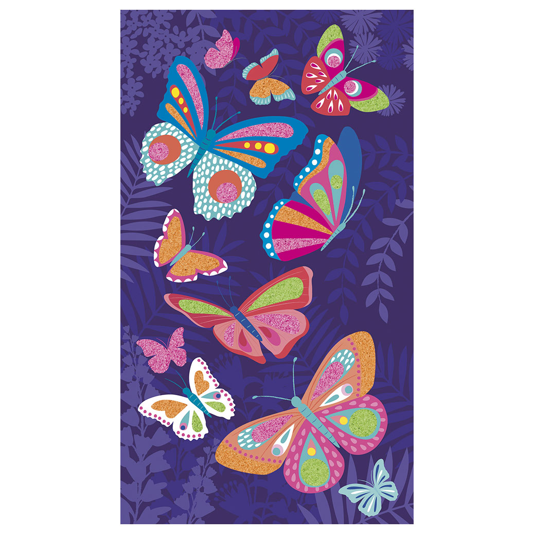 Janod Atelier - Fluor Sandkarten Schmetterlinge