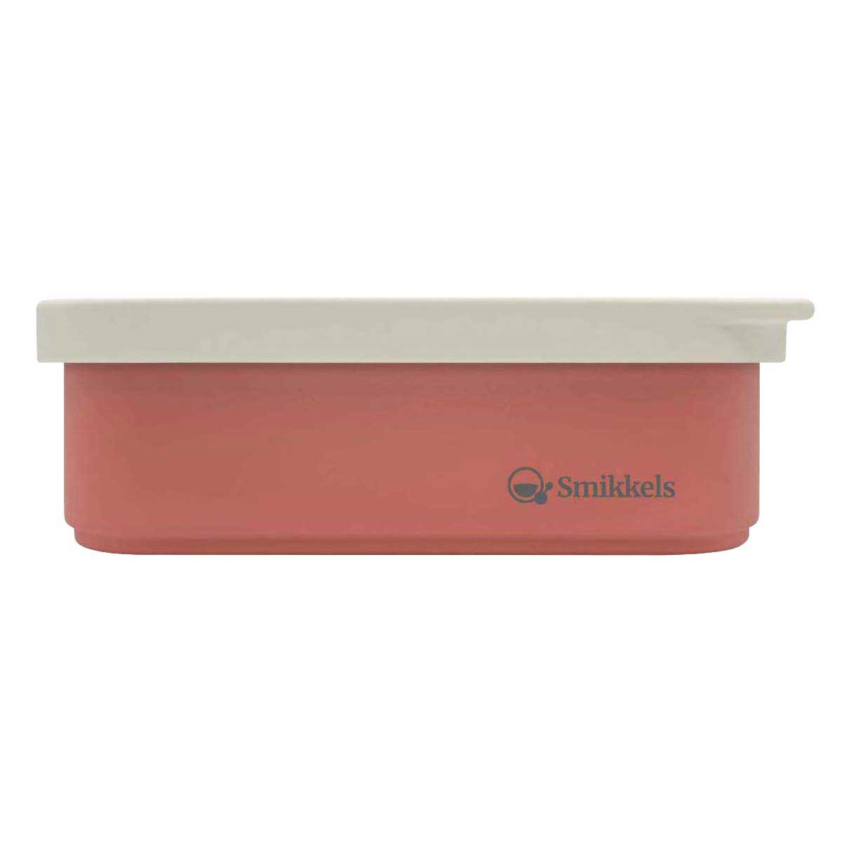 Boîte à lunch Smikkels en acier inoxydable avec couvercle en silicone 900 ml - Rose
