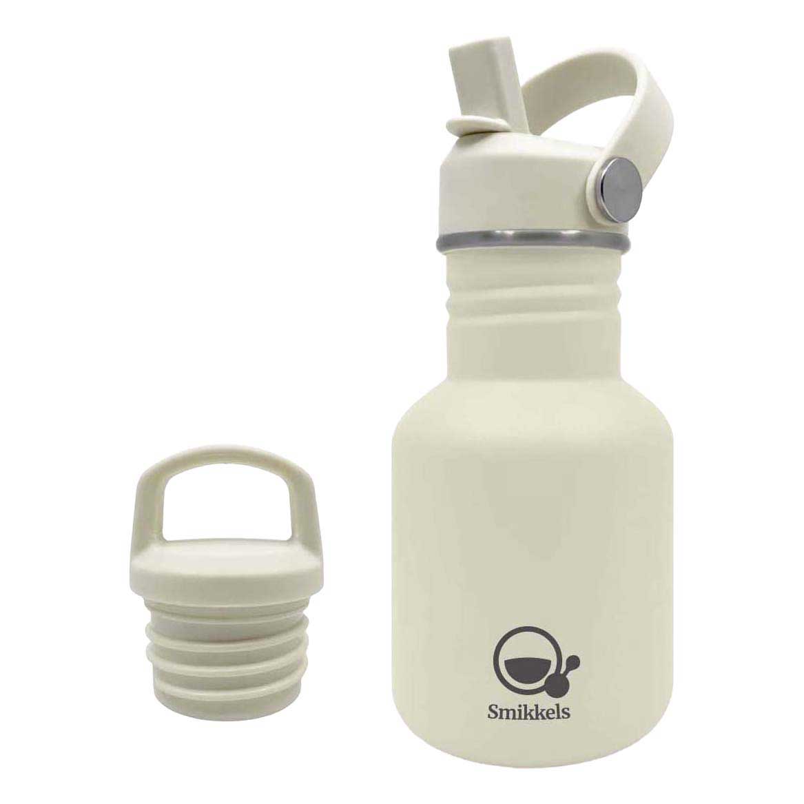 Smikkels RVS Drinkfles 350ml - Zacht Wit