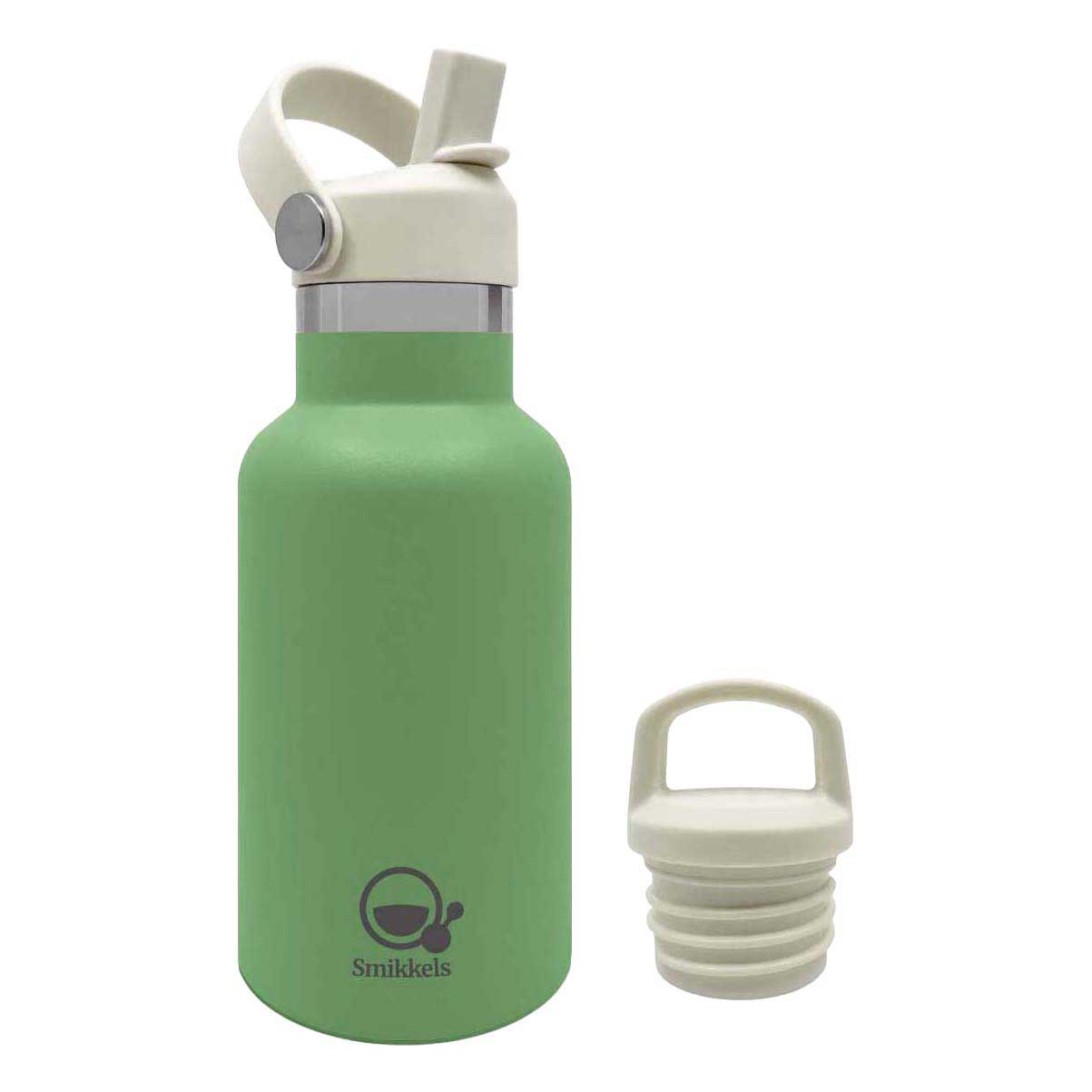 Smikkels Edelstahl-Thermos-Trinkflasche 350 ml - Grün