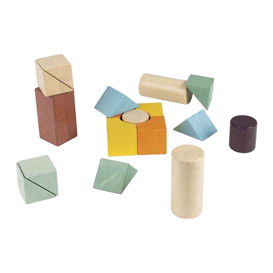 Janod Sweet Cocoon - Houten Blokkenkar - 18dlg.