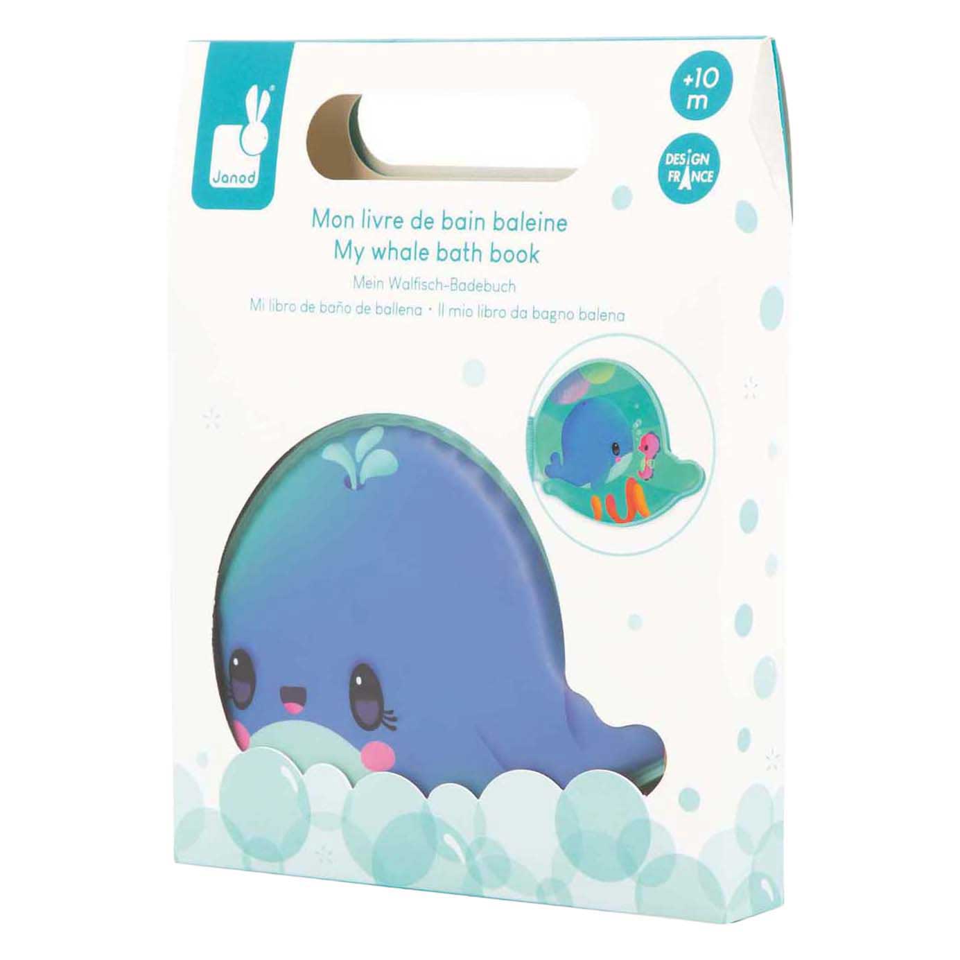 Janod Badspeelgoed - Badboek Mijn Walvis