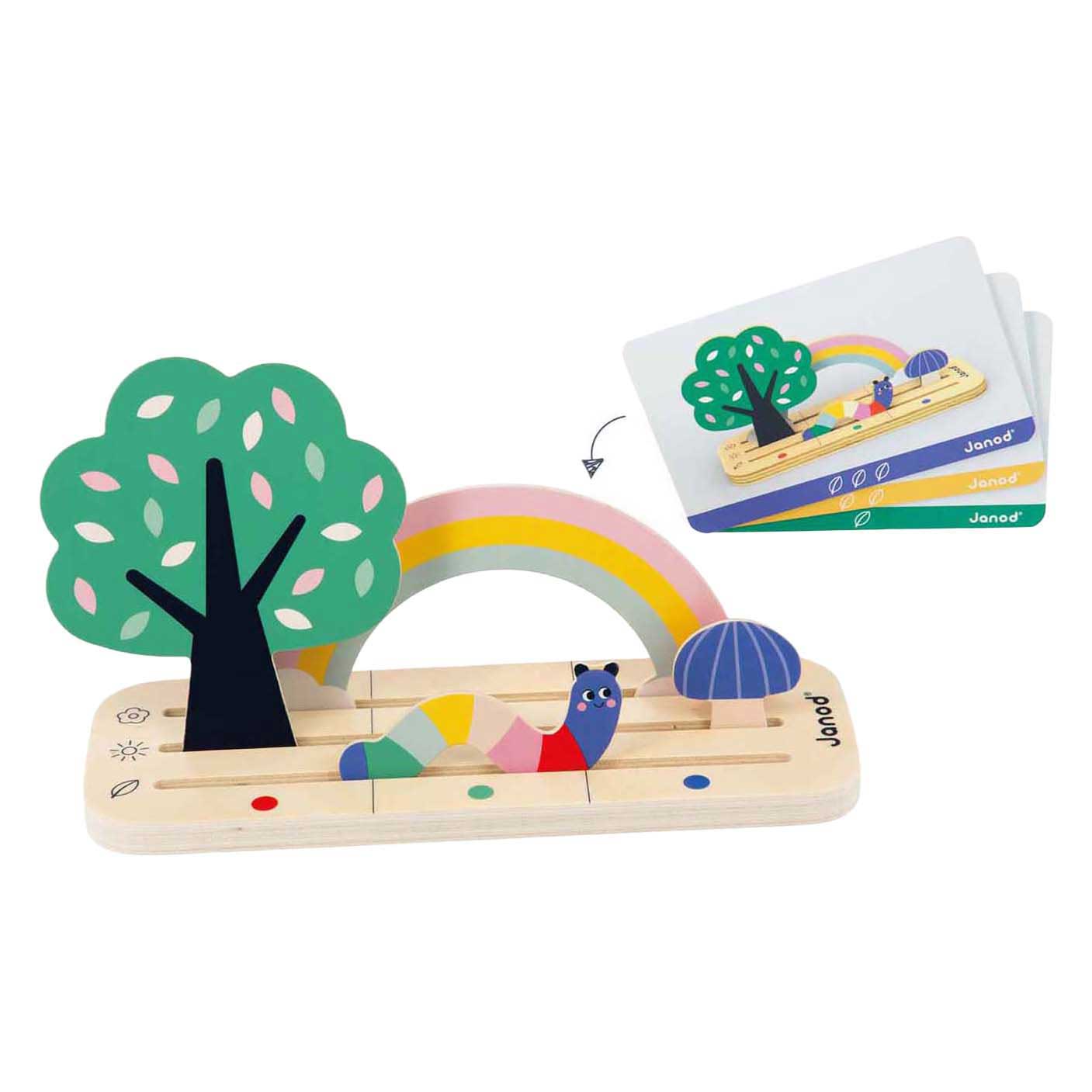 Janod Pedagogie - Vind Je Plaats in de Tuin van Hout - 21dlg.