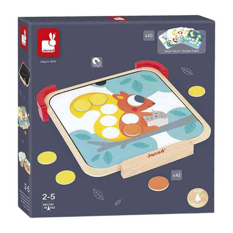 Janod Ik Leer - Kleuren Magneetbord - 53dlg.