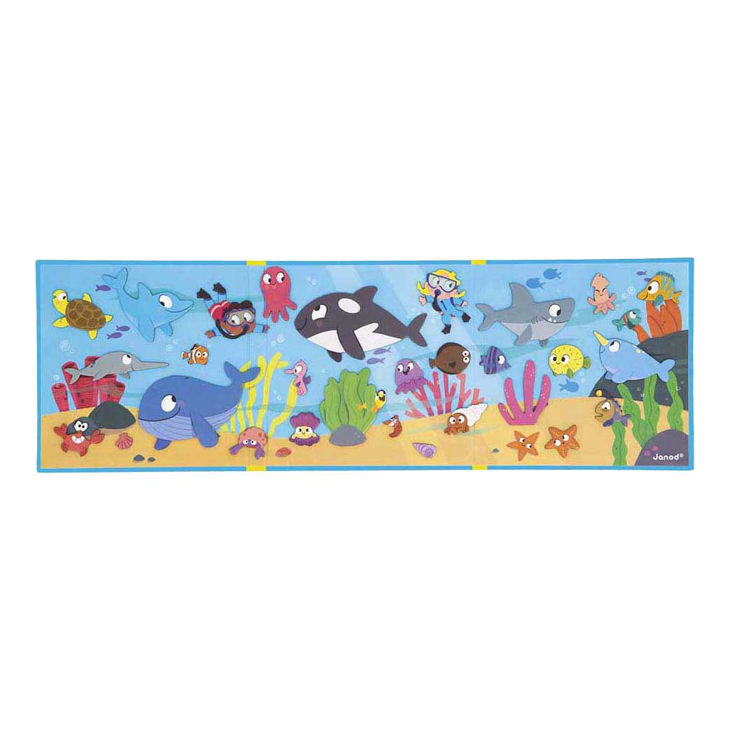 Janod Magneti Stories - Houten Zeedieren - 31dlg.