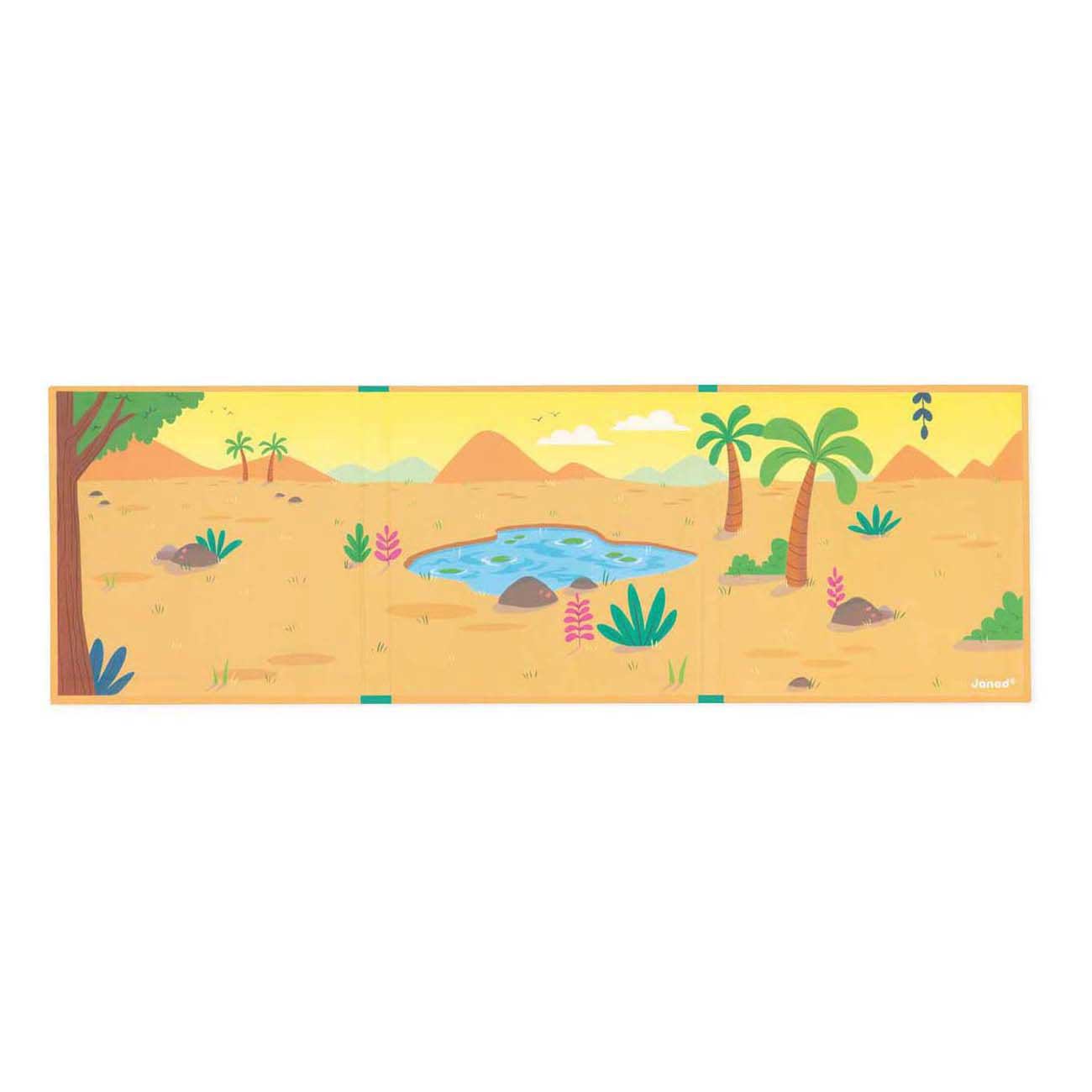 Janod Magneti Stories - Houten Dinosaurus - 31dlg.