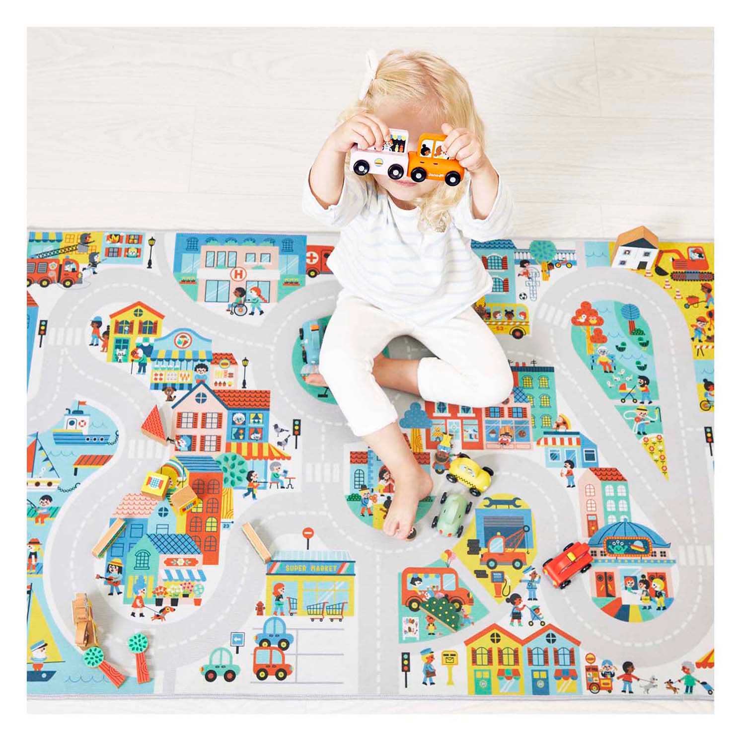 Janod Crossroads - Tapis de jeu la Ville