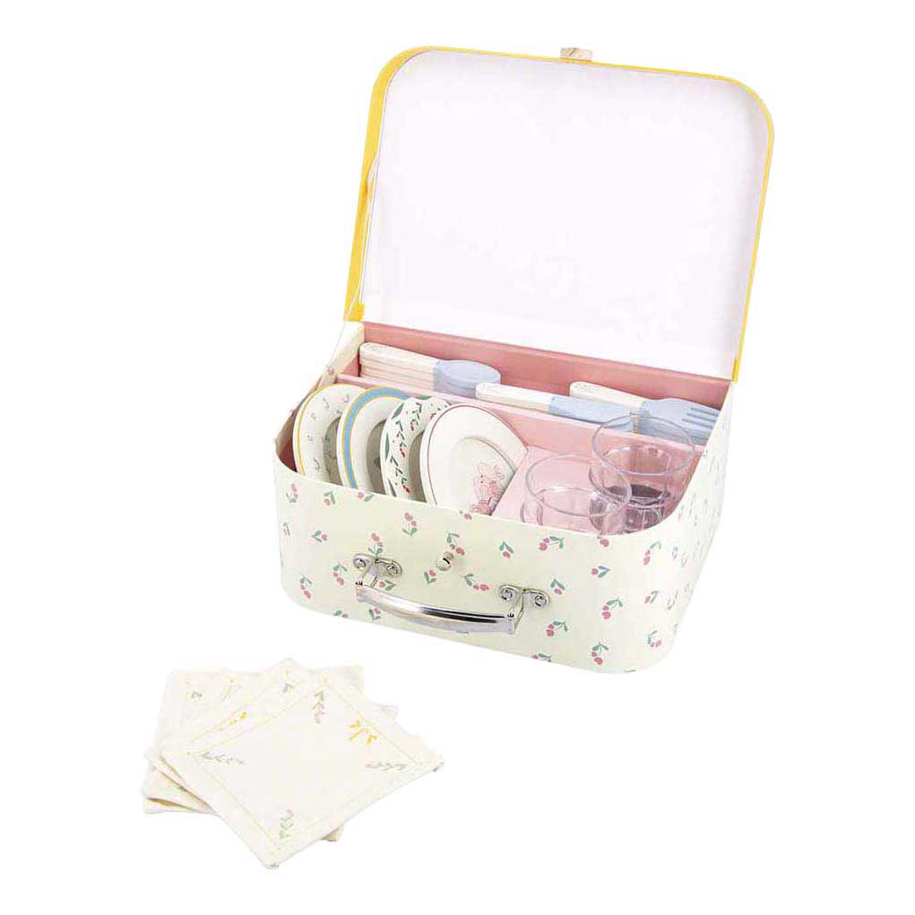 Janod Shiny Grandma - Service à thé en bois - 25 pièces.