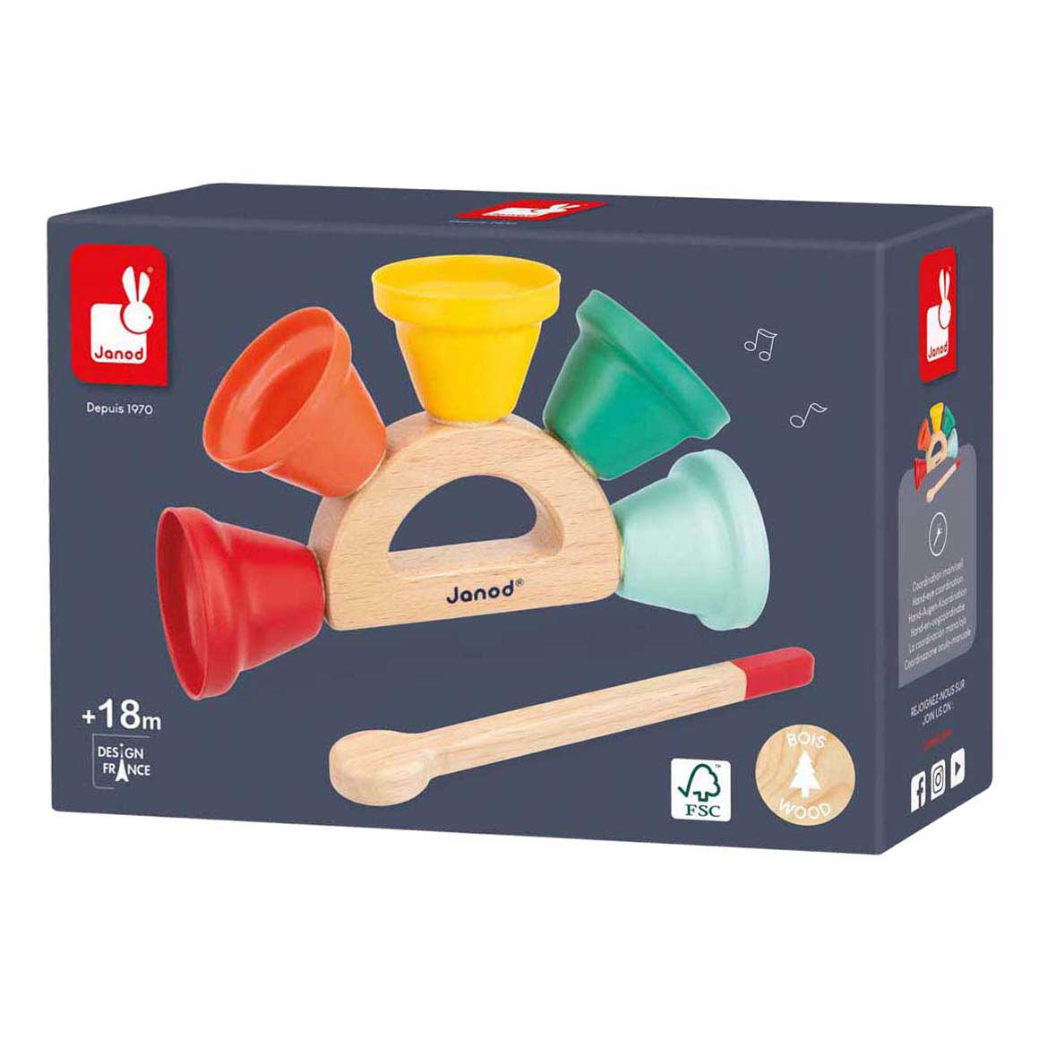 Janod Gioia - Houten Belletjes