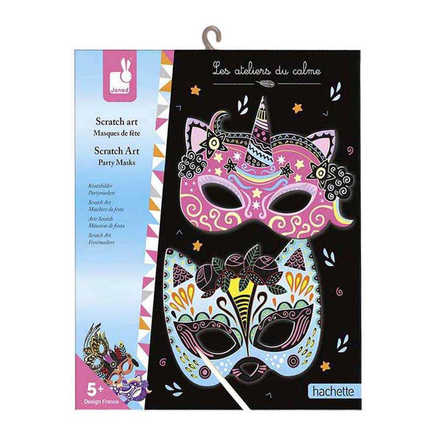 Janod Atelier - Scratch Art Feest Masker