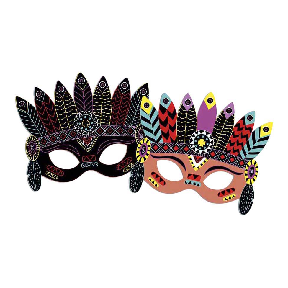 Janod Atelier - Scratch Art Feest Masker
