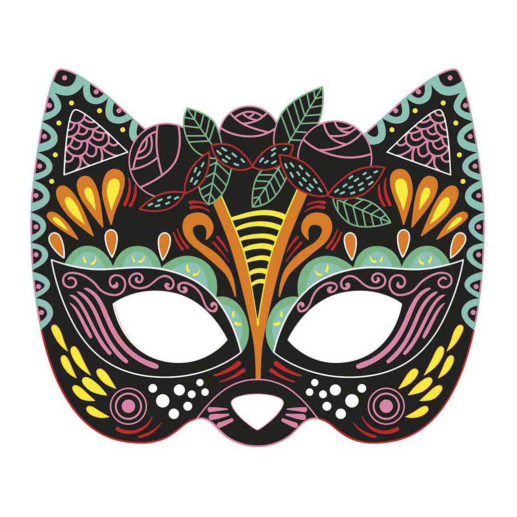 Janod Atelier - Scratch Art Feest Masker