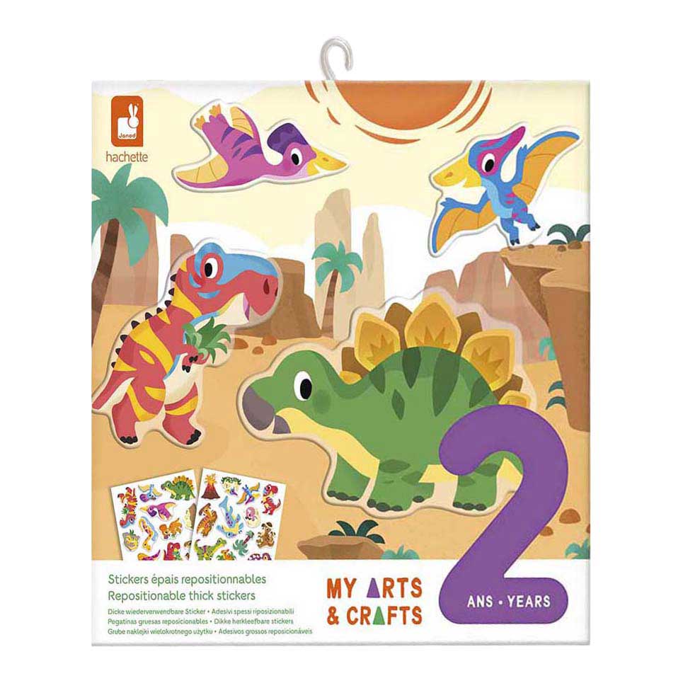 Janod Atelier - Herbruikbare Stickers Dino