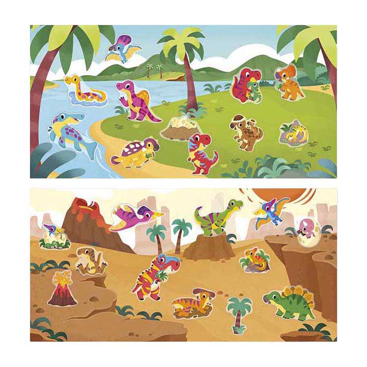 Janod Atelier - Herbruikbare Stickers Dino