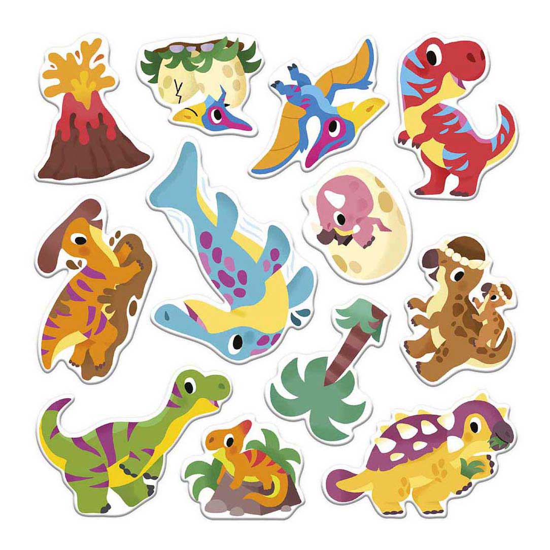 Janod Atelier - Herbruikbare Stickers Dino