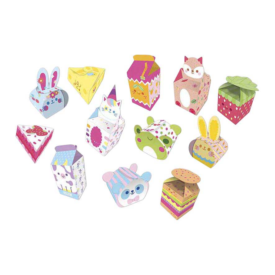 Janod Atelier - 12 Kawaii Doosjes Vouwen
