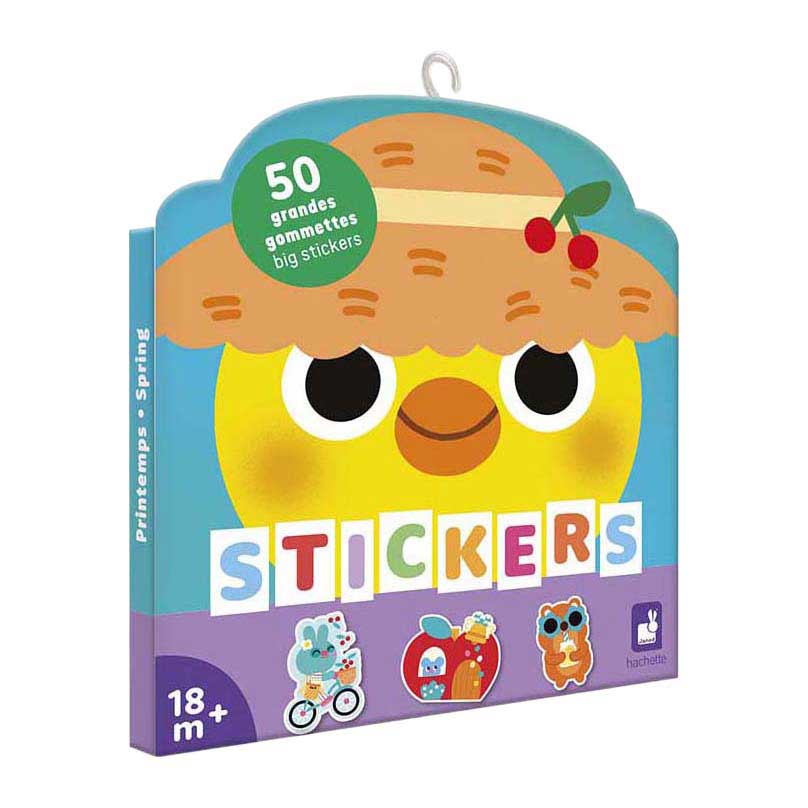 Stickers Janod - 50 grands stickers Printemps