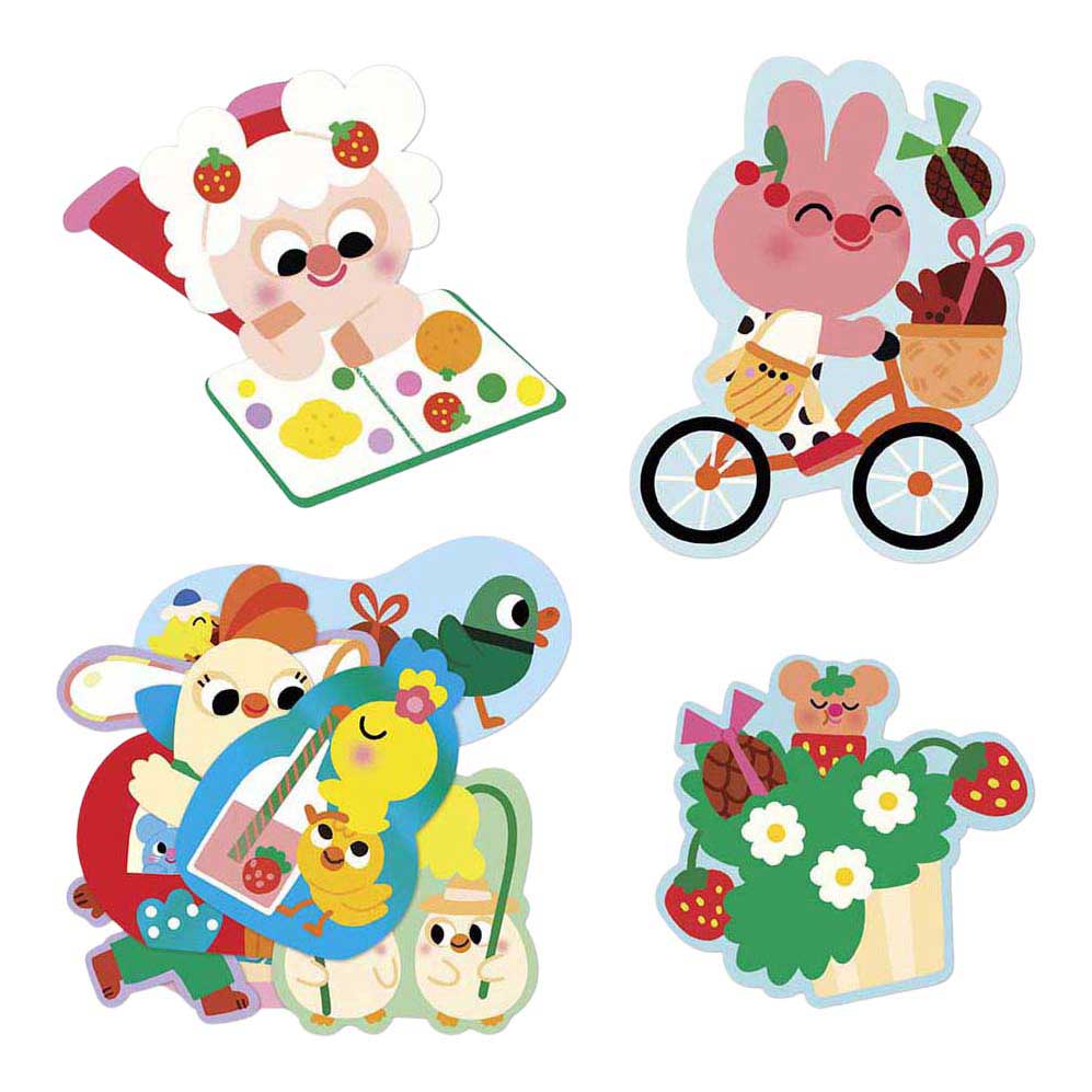 Stickers Janod - 50 grands stickers Printemps