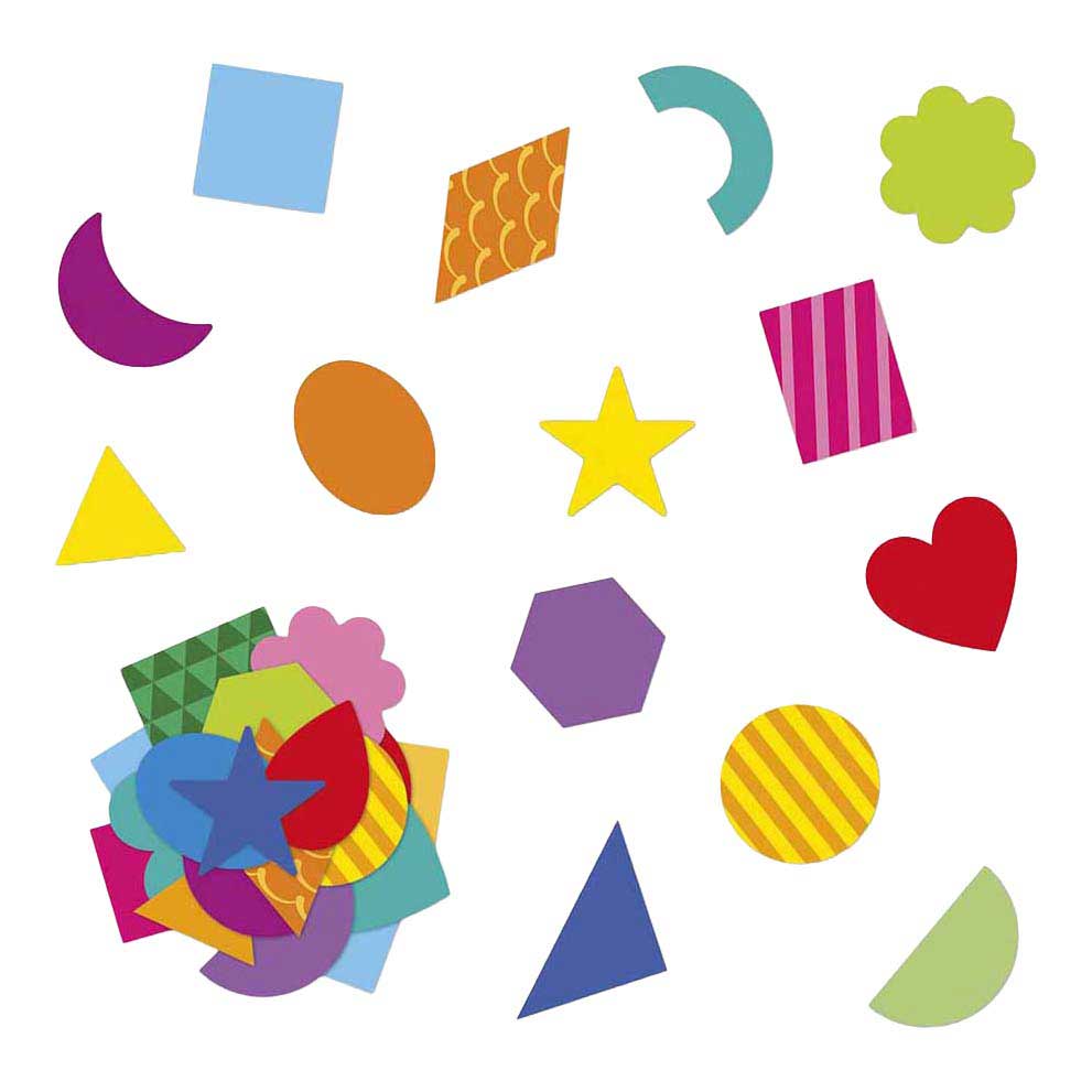 Janod Stickers - 300 Stickers Formes Géométriques
