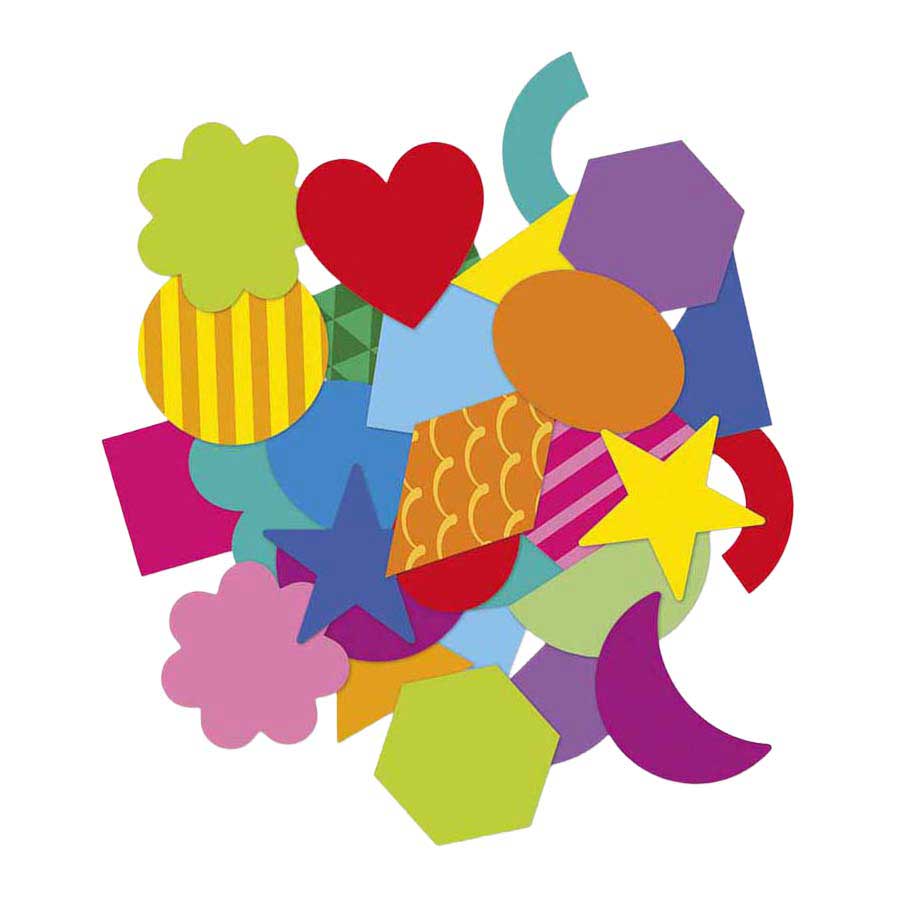 Janod Stickers - 300 Stickers Formes Géométriques