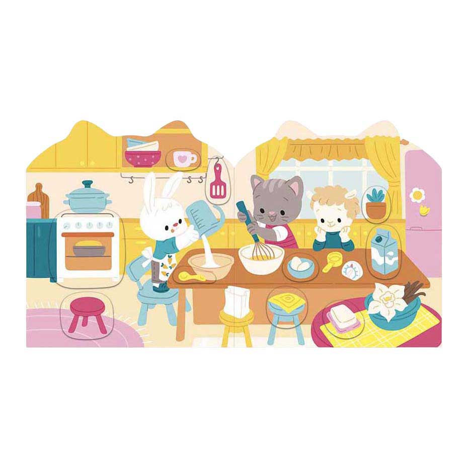 Janod Stickers - Livre d'autocollants La Maison