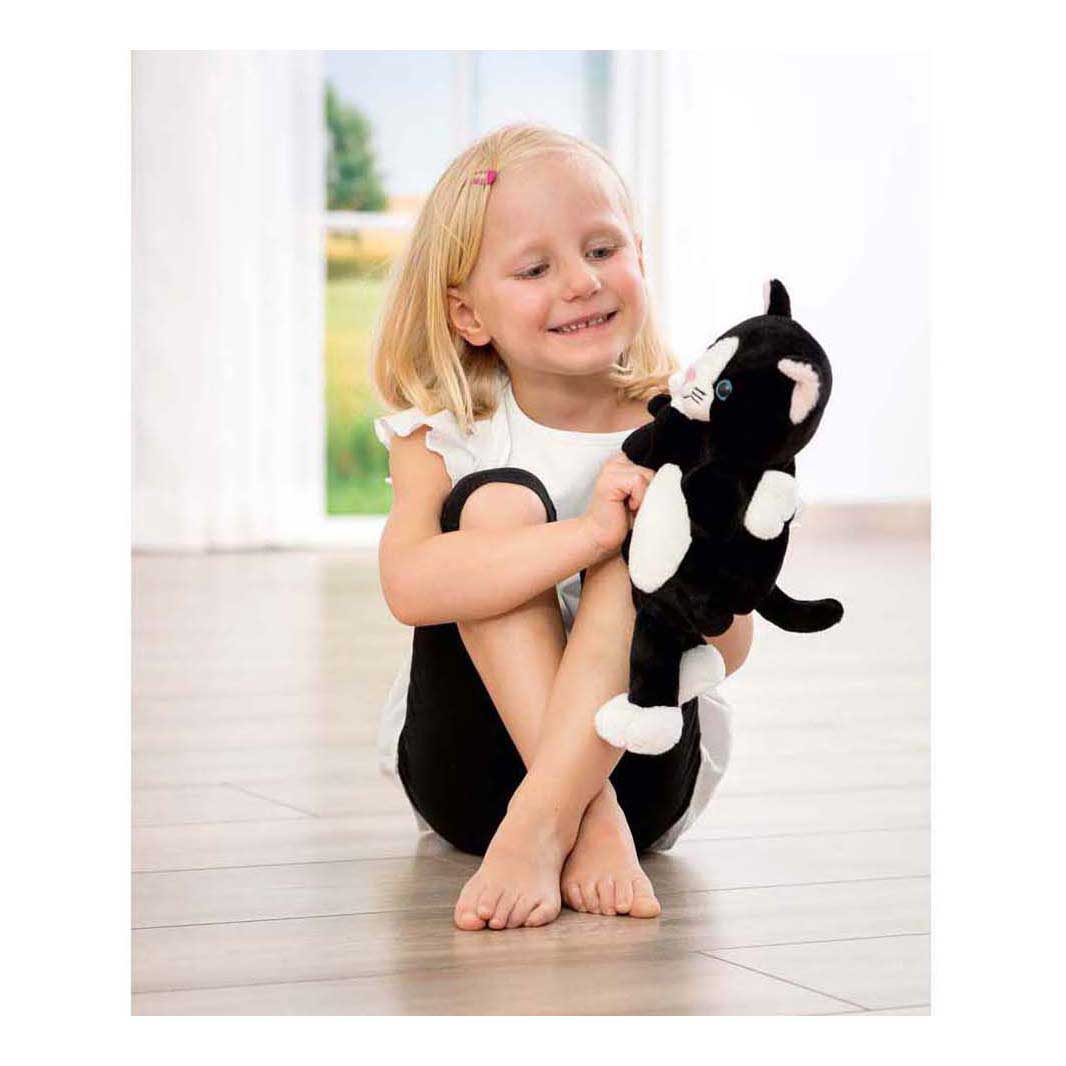 Beleduc - Marionnette à main Mère et enfant Chat