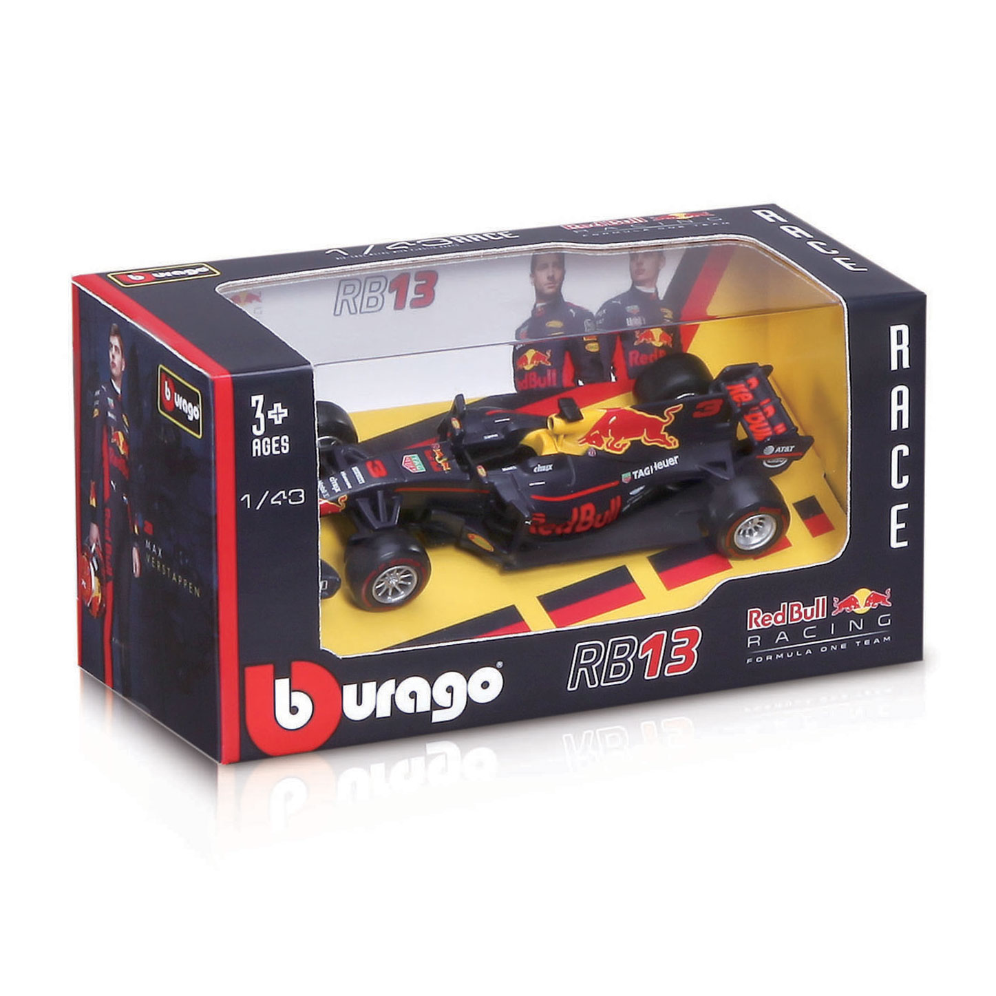 Bburago Red Bull Raceauto Max Verstappen
