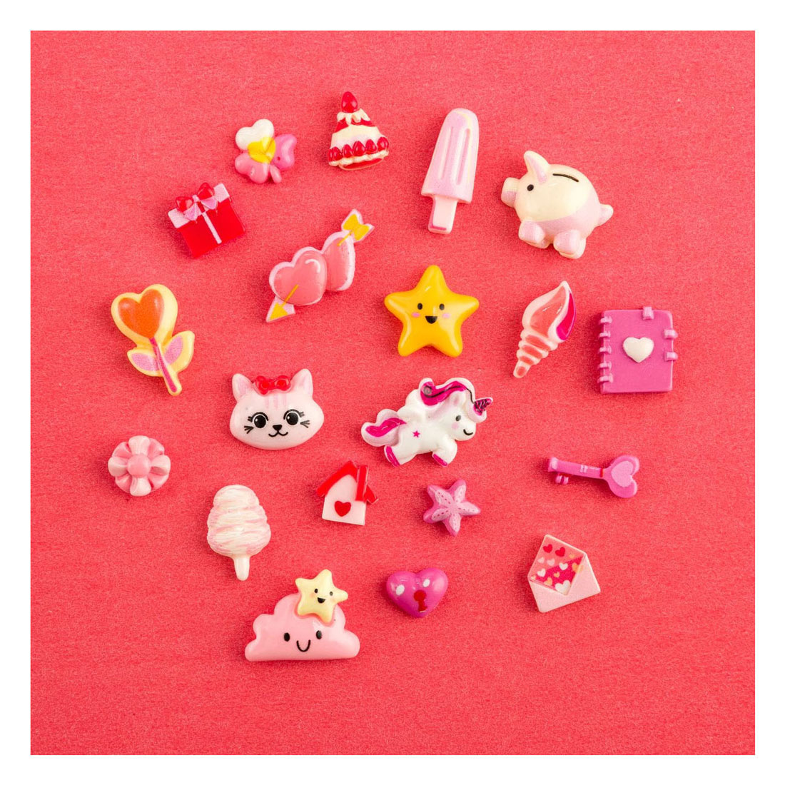 Decoden Magic - Deluxe: Think Pink Creations Puffylijm Knutselpakket