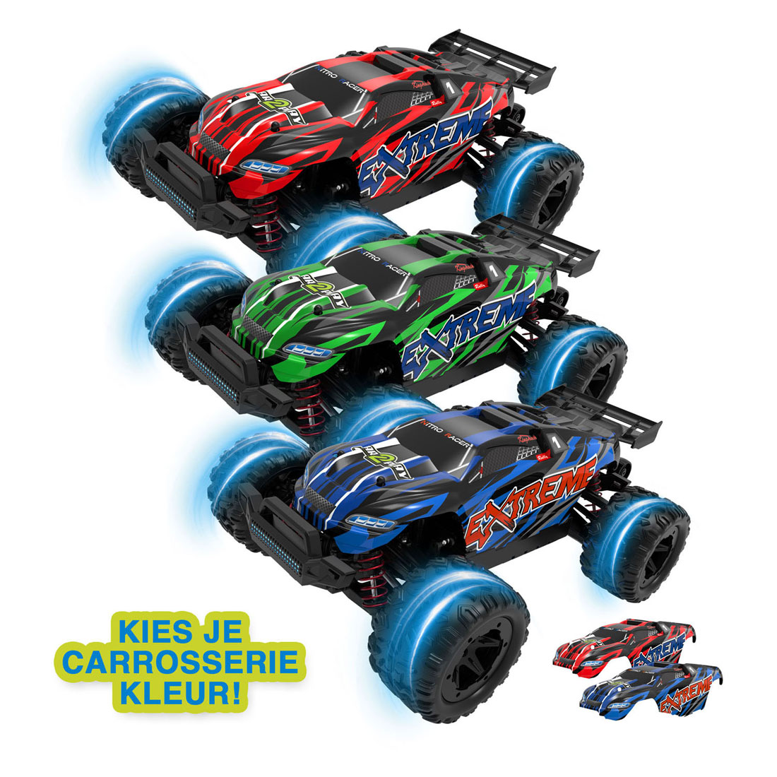 Voiture télécommandée Gear2Play RC Nitro Racer Superfast - 1:18