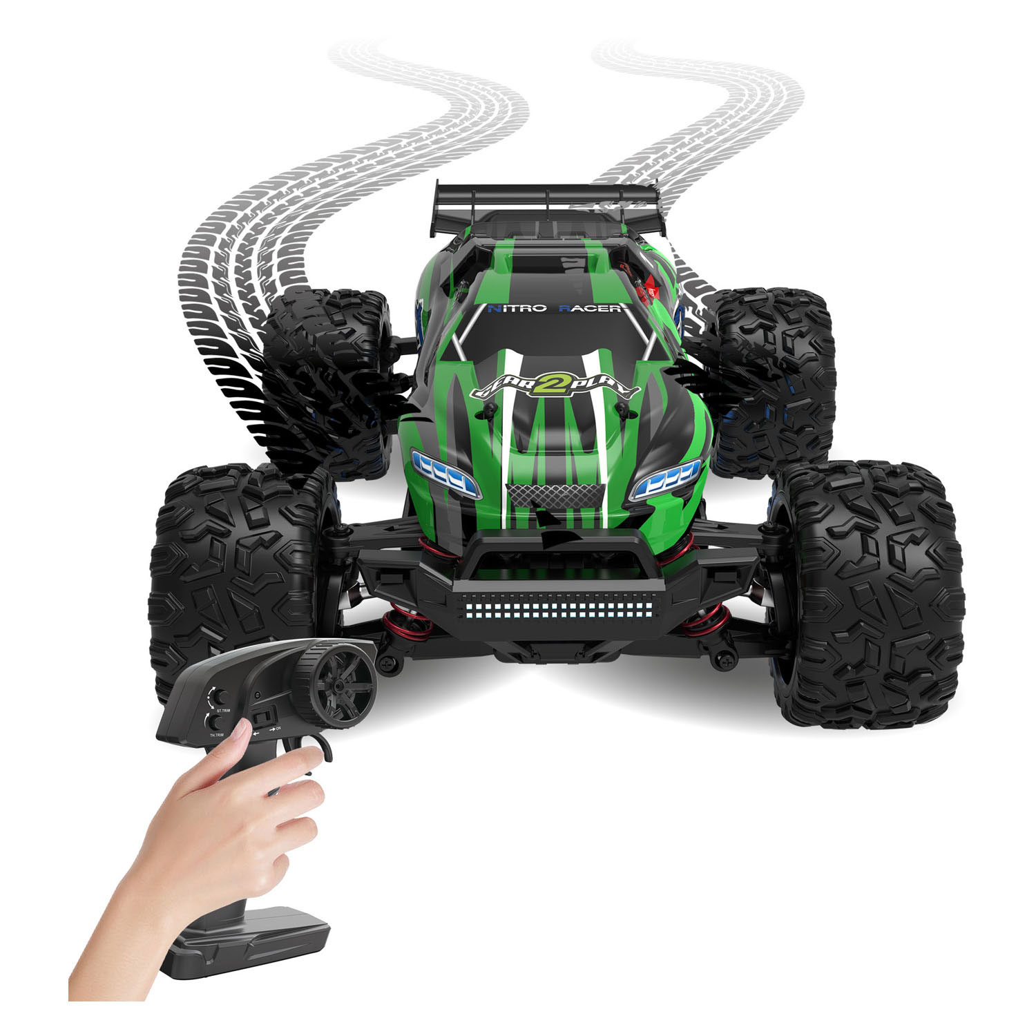 Voiture télécommandée Gear2Play RC Nitro Racer Superfast - 1:18
