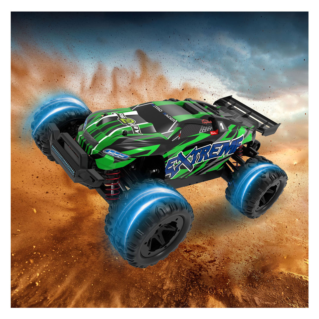 Voiture télécommandée Gear2Play RC Nitro Racer Superfast - 1:18