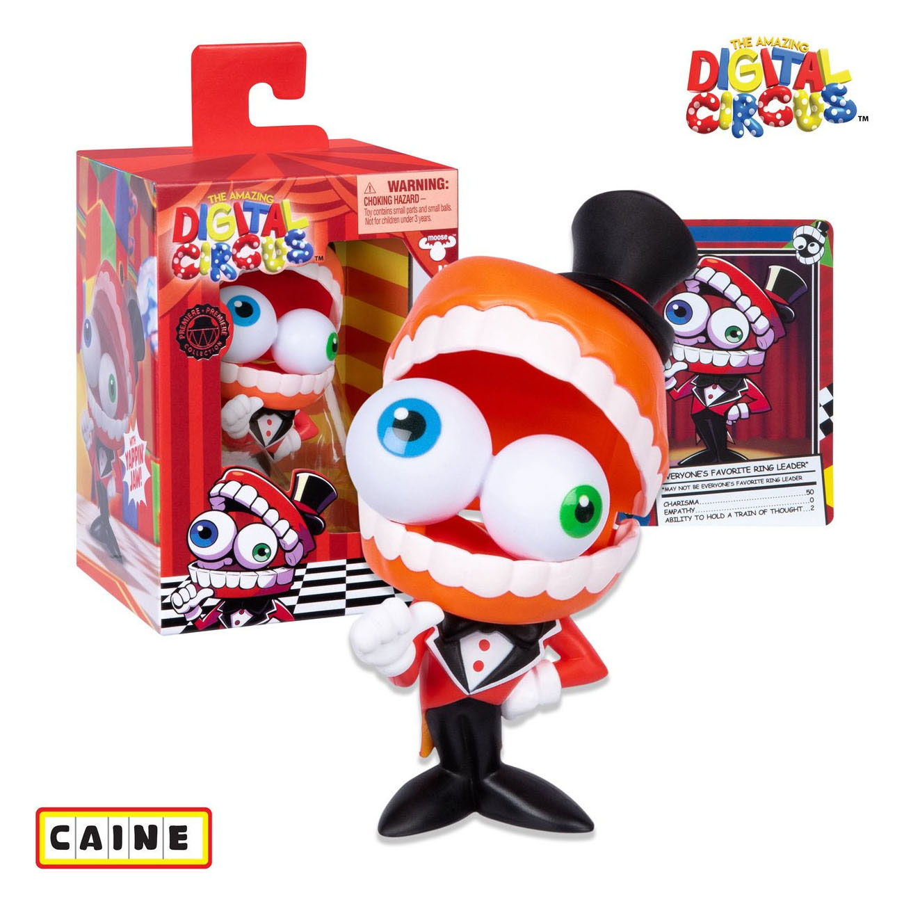 Amazing Digital Circus Caine Speelfiguur - 10cm
