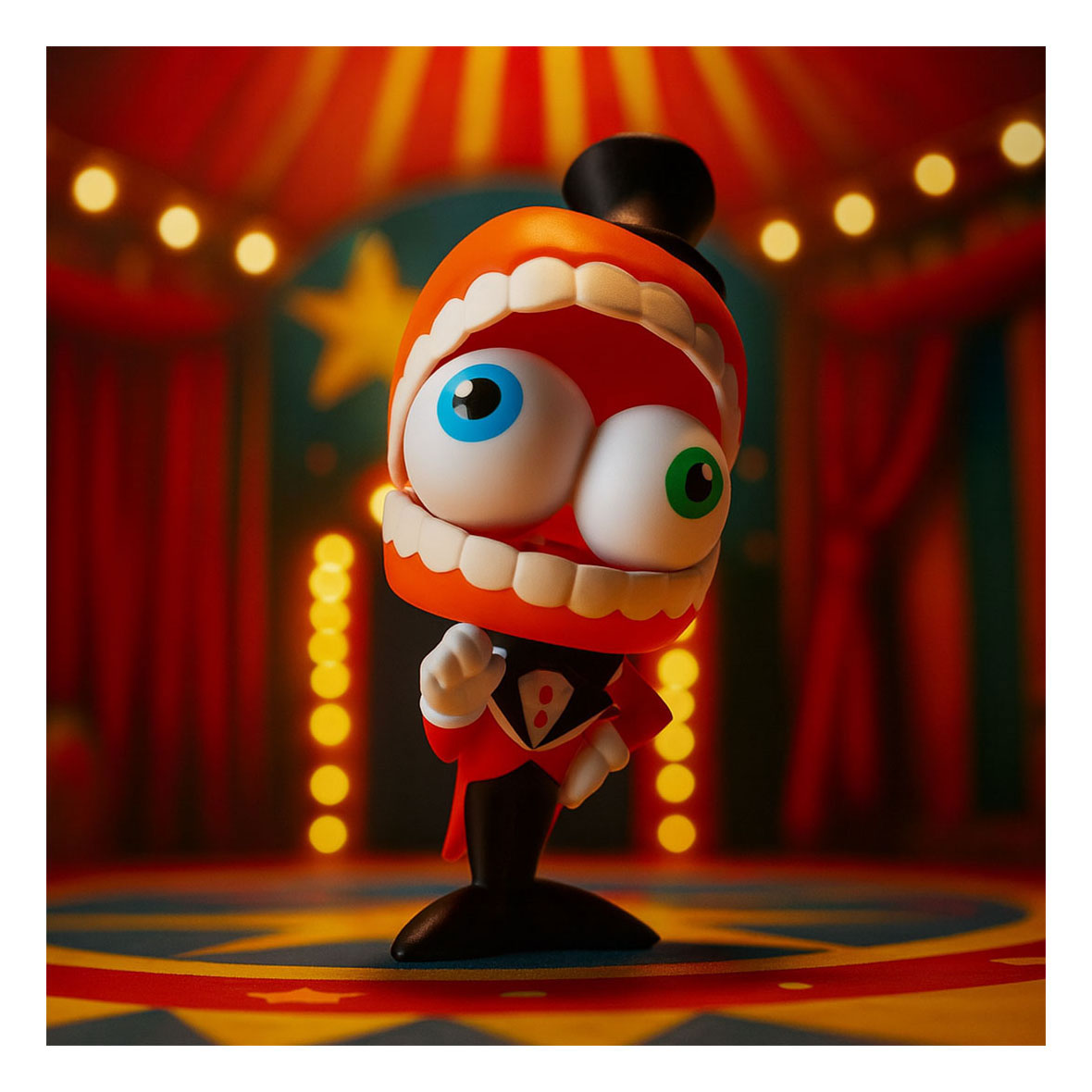 Amazing Digital Circus Caine Speelfiguur - 10cm