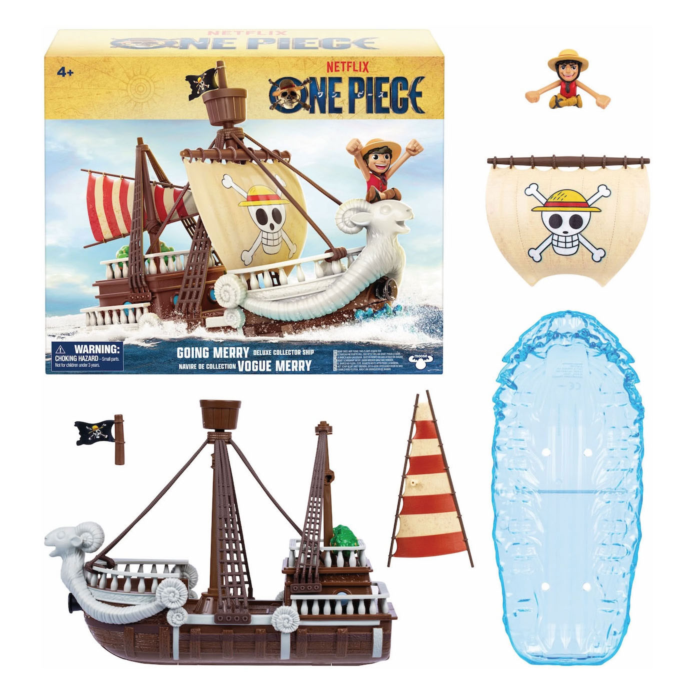 One Piece Going Merry Deluxe Schip met Speelfiguur