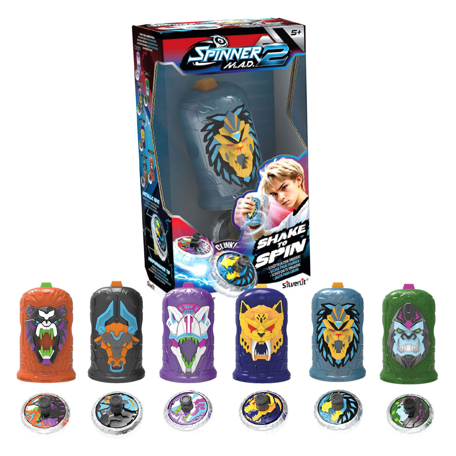 Silverlit Spinner MAD 2 Single Pack Behendigheidsspel