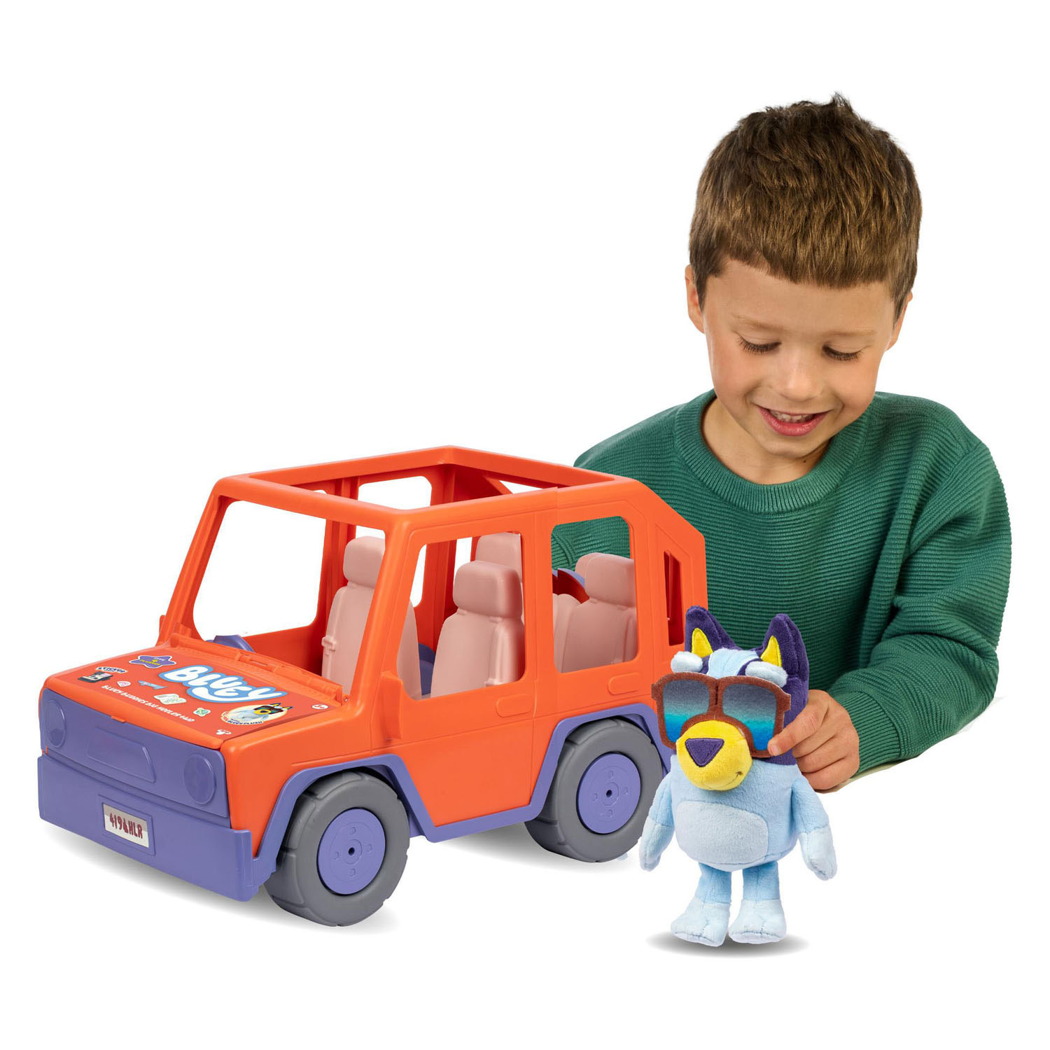 Bluey Buddies Big Wheeler Speelgoedauto