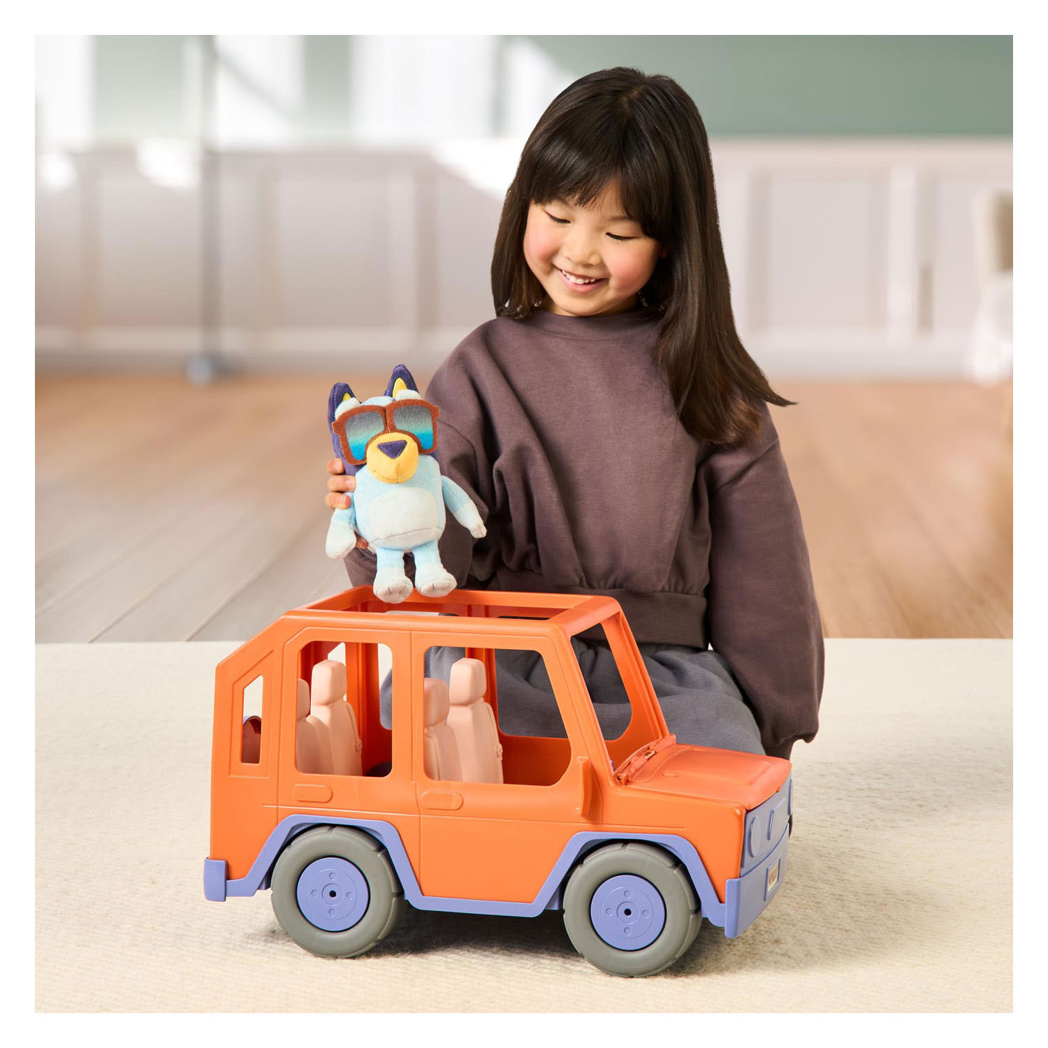 Bluey Buddies Big Wheeler Speelgoedauto