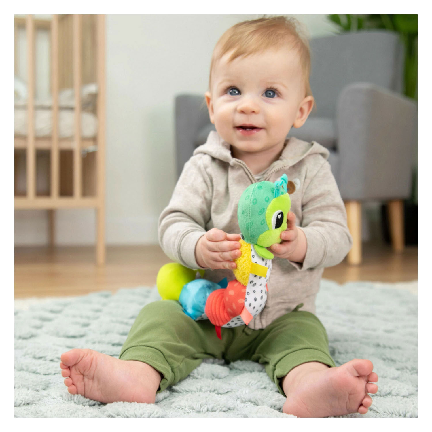 Jouet en peluche chenille Fidget Fun