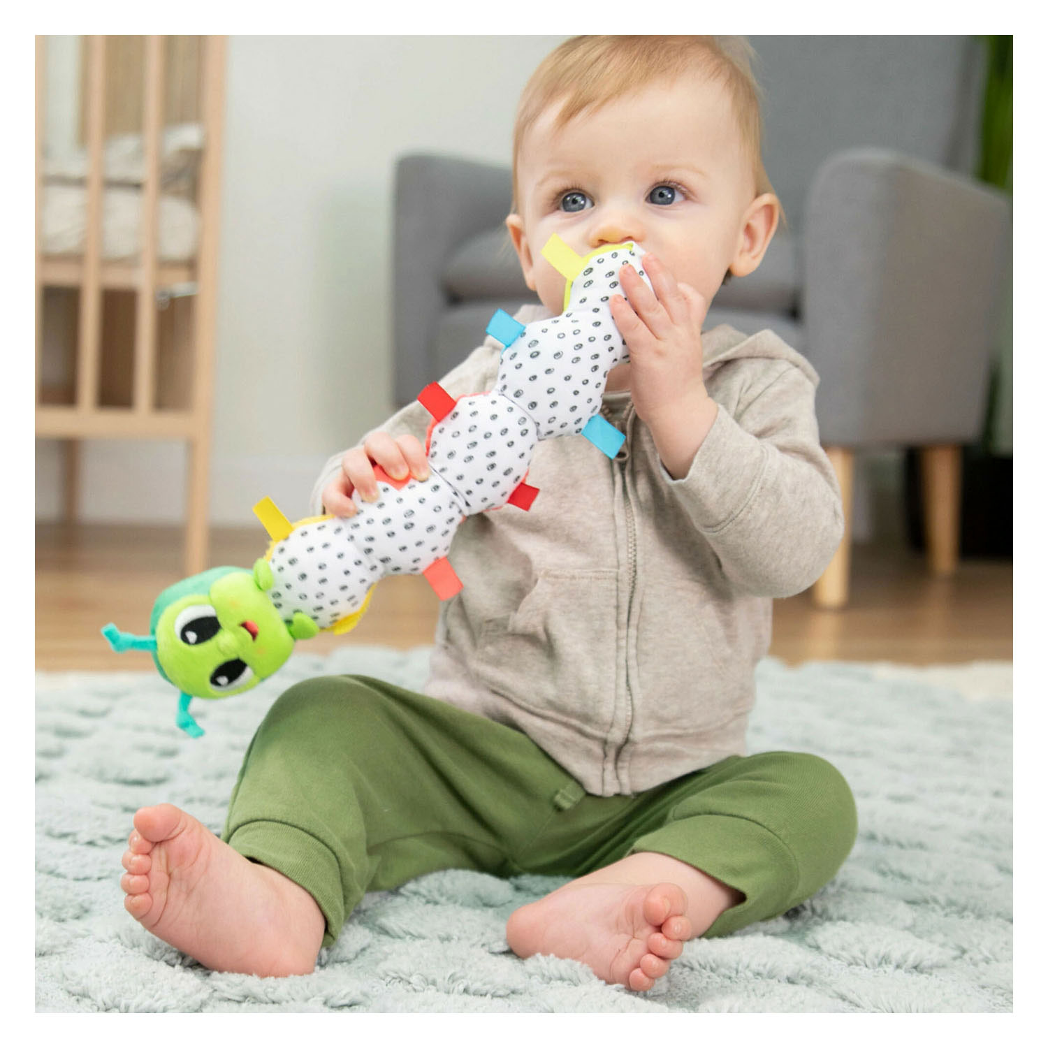 Jouet en peluche chenille Fidget Fun