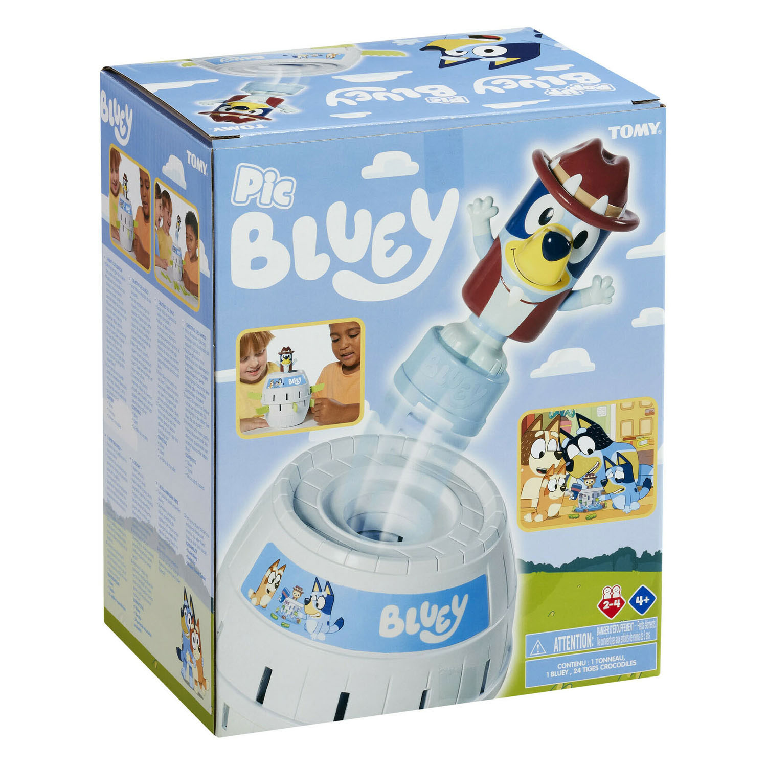 Tomy Pop Up Bluey dans le Ton Kinderspel